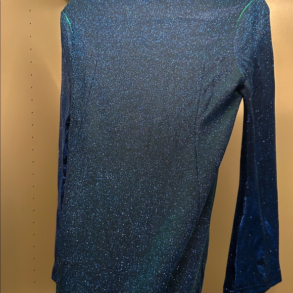 Holographic Deep V Club Dress - Picture 5 of 5
